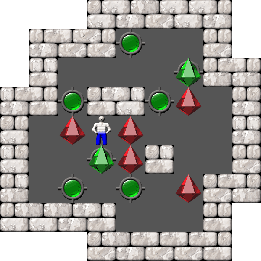 Sokoban Ionic Catalysts level 1098